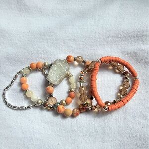 KC Chic stone bracelets